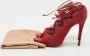 Alaïa Pre-owned Suede heels Red Dames - Thumbnail 9