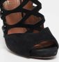Alaïa Pre-owned Suede sandals Black Dames - Thumbnail 7