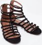 Alaïa Pre-owned Suede sandals Black Dames - Thumbnail 3