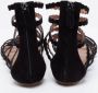 Alaïa Pre-owned Suede sandals Black Dames - Thumbnail 4