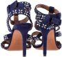 Alaïa Pre-owned Suede sandals Blue Dames - Thumbnail 3