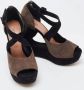 Alaïa Pre-owned Suede sandals Brown Dames - Thumbnail 4