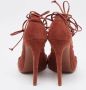 Alaïa Pre-owned Suede sandals Brown Dames - Thumbnail 4