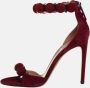 Alaïa Pre-owned Suede sandals Red Dames - Thumbnail 2