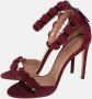 Alaïa Pre-owned Suede sandals Red Dames - Thumbnail 4