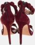 Alaïa Pre-owned Suede sandals Red Dames - Thumbnail 5