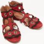 Alaïa Pre-owned Suede sandals Red Dames - Thumbnail 4