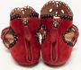 Alaïa Pre-owned Suede sandals Red Dames - Thumbnail 5
