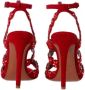 Alaïa Pre-owned Suede sandals Red Dames - Thumbnail 3