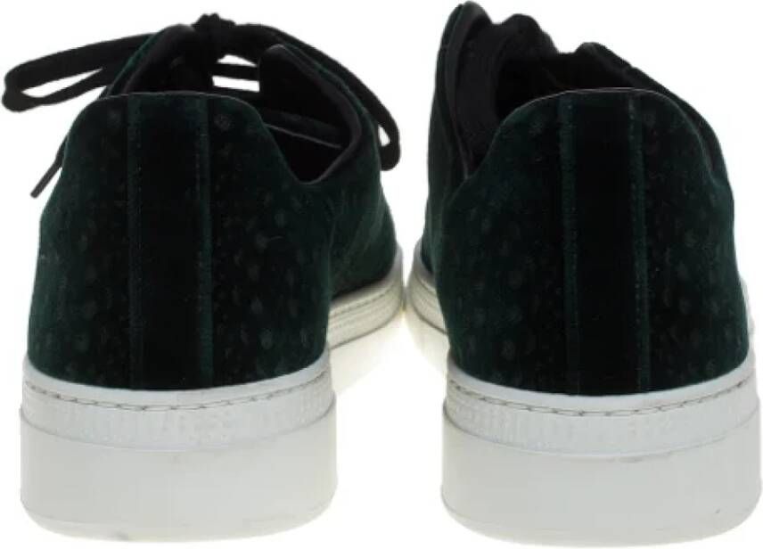 Alaïa Pre-owned Suede sneakers Green Dames