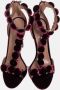 Alaïa Pre-owned Velvet sandals Red Dames - Thumbnail 3