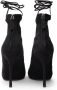 Alaïa Suède Open Teen Hak Sandalen Black Dames - Thumbnail 3
