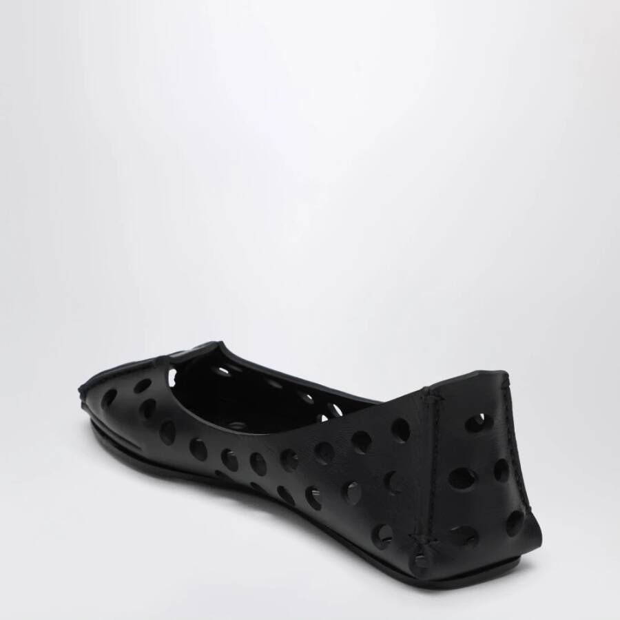Alaïa Zwarte Ballerina Platte Schoenen