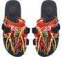 Alanui Gedrukte nylon moto -slippers Oranje Heren - Thumbnail 4