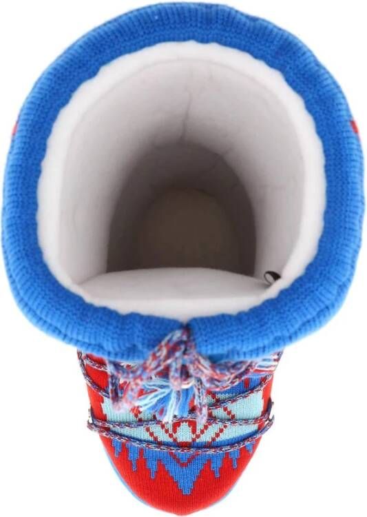 Alanui x Moon boot Gebreide laarzen Blauw - Foto 2
