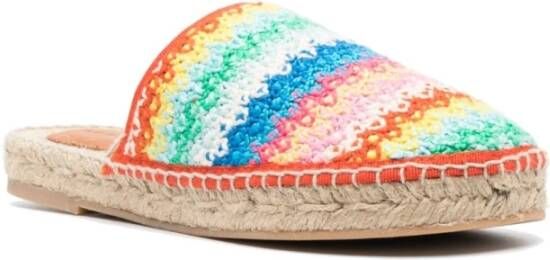Alanui Regenboog Espadrilles Multicolor Platte Schoenen