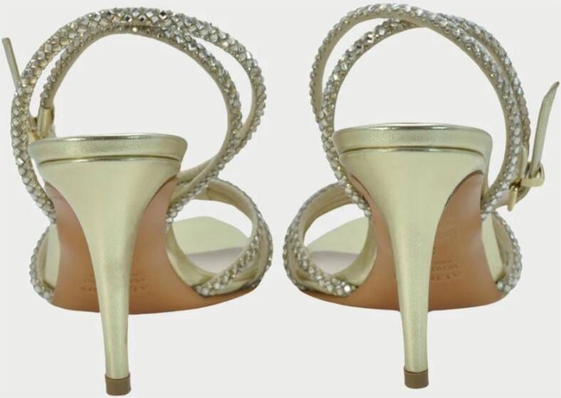 Albano Grijze sandalen met strass