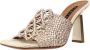 Albano Heeled Mules Beige Dames - Thumbnail 2