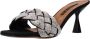 Albano Heeled Mules Black Dames - Thumbnail 4