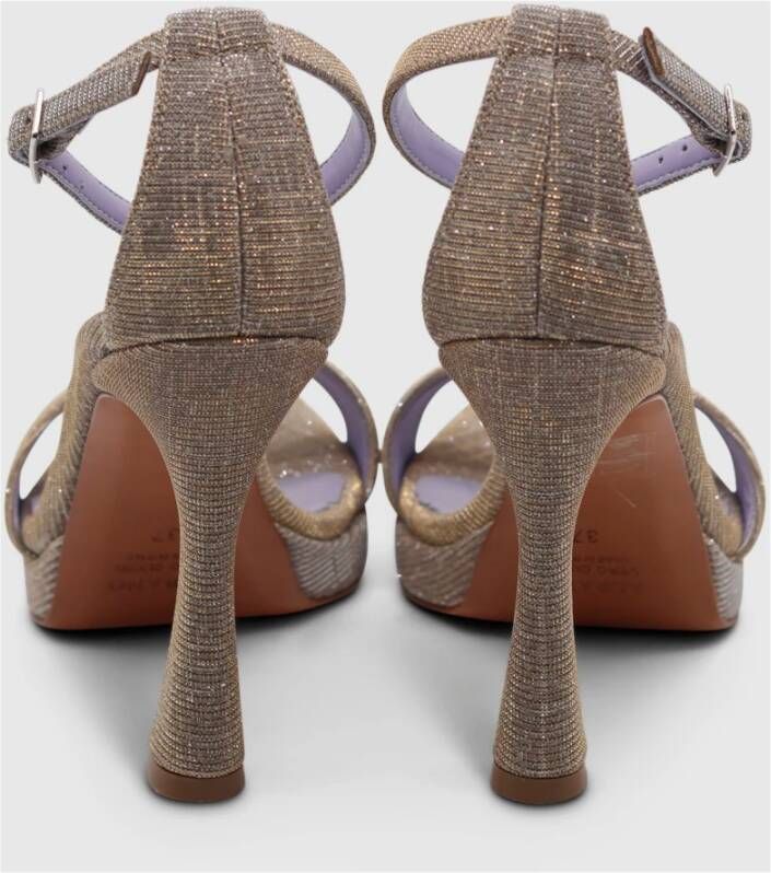 Albano High Heel Sandals Beige Dames