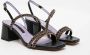 Albano High Heel Sandals Black Dames - Thumbnail 3