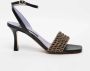 Albano High Heel Sandals Black Dames - Thumbnail 2