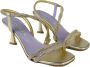 Albano High Heel Sandals Yellow Dames - Thumbnail 2