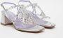 Albano High Heel Sandals Gray Dames - Thumbnail 3