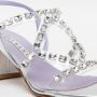 Albano High Heel Sandals Gray Dames - Thumbnail 4