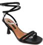 Albano Rhinestone High Heel Sandals Black Dames - Thumbnail 3
