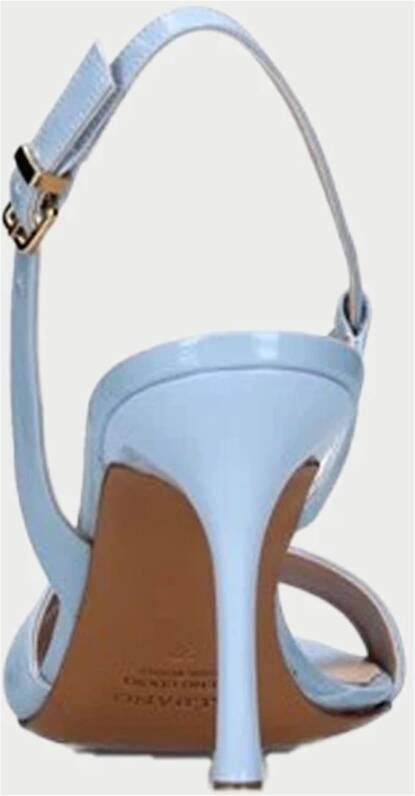 Albano Leren Sandalen met Hoge Hak
