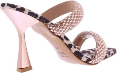Albano Roze Goud Strass Sandaal Gray Dames