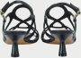 Albano Zwarte leren sandalen met verstelbare band - Thumbnail 2