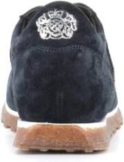 Alberto Fasciani Blauwe Suède Sneakers met Kurk- en Latexzool
