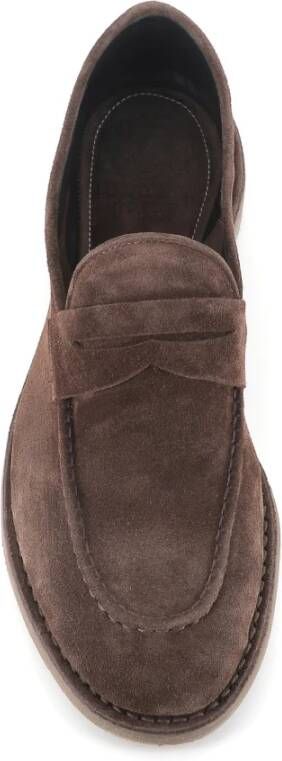 Alberto Fasciani Ebony Suède Mocassin Ultra Flexibele Constructie