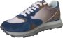 Alberto Guardiani Suede en Nylon Sneaker Grijs Groen Blauw Mannen Multicolor Heren - Thumbnail 3