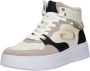 Alberto Guardiani Hoge Top Bicolor Leren Sneakers Multicolor Dames - Thumbnail 2