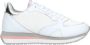 Alberto Guardiani Retro Stijl Leder Nylon Sneakers White Dames - Thumbnail 3