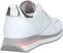 Alberto Guardiani Retro Stijl Leder Nylon Sneakers White Dames - Thumbnail 4