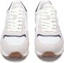 Alberto Guardiani Retro Witte Sneakers Casual Stijl - Thumbnail 2