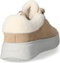 Alberto Guardiani Sneakers van suède met leren voering Beige Dames - Thumbnail 5