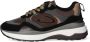 Alberto Guardiani Urban Mix Sneakers met Suède en Nylon Multicolor Heren - Thumbnail 3