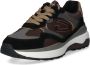 Alberto Guardiani Urban Mix Sneakers met Suède en Nylon Multicolor Heren - Thumbnail 4