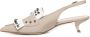 Alchimia Lakleren pumps met studs Beige Dames - Thumbnail 8