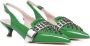 Alchimia Groene Patentleren Slingback Hakken Green Dames - Thumbnail 2