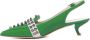 Alchimia Groene Patentleren Slingback Hakken Green Dames - Thumbnail 6