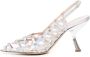 Alchimia Metallic Leren Pumps met Asymmetrische Hak Beige Dames - Thumbnail 4