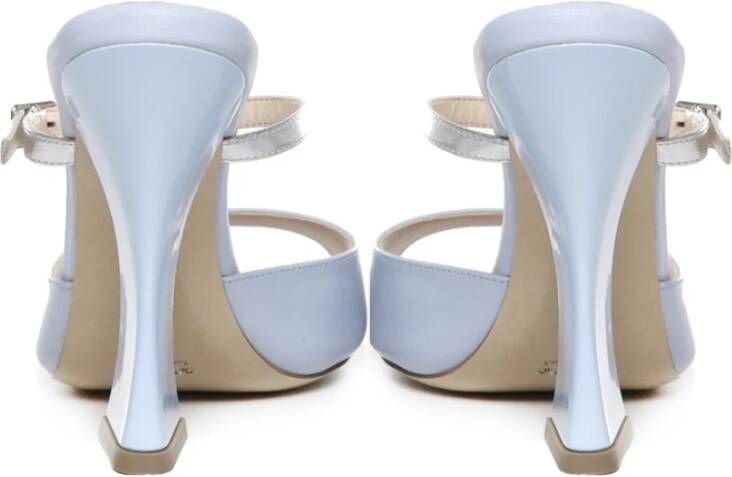 Alchimia Hemelse Blauwe Kalfsleren Sandalen Blue Dames