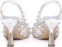 Alchimia Metallic Leren Pumps met Asymmetrische Hak Beige Dames - Thumbnail 7