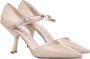 Alchimia Nude Leren Gesloten Teen Hakken Pink Dames - Thumbnail 2
